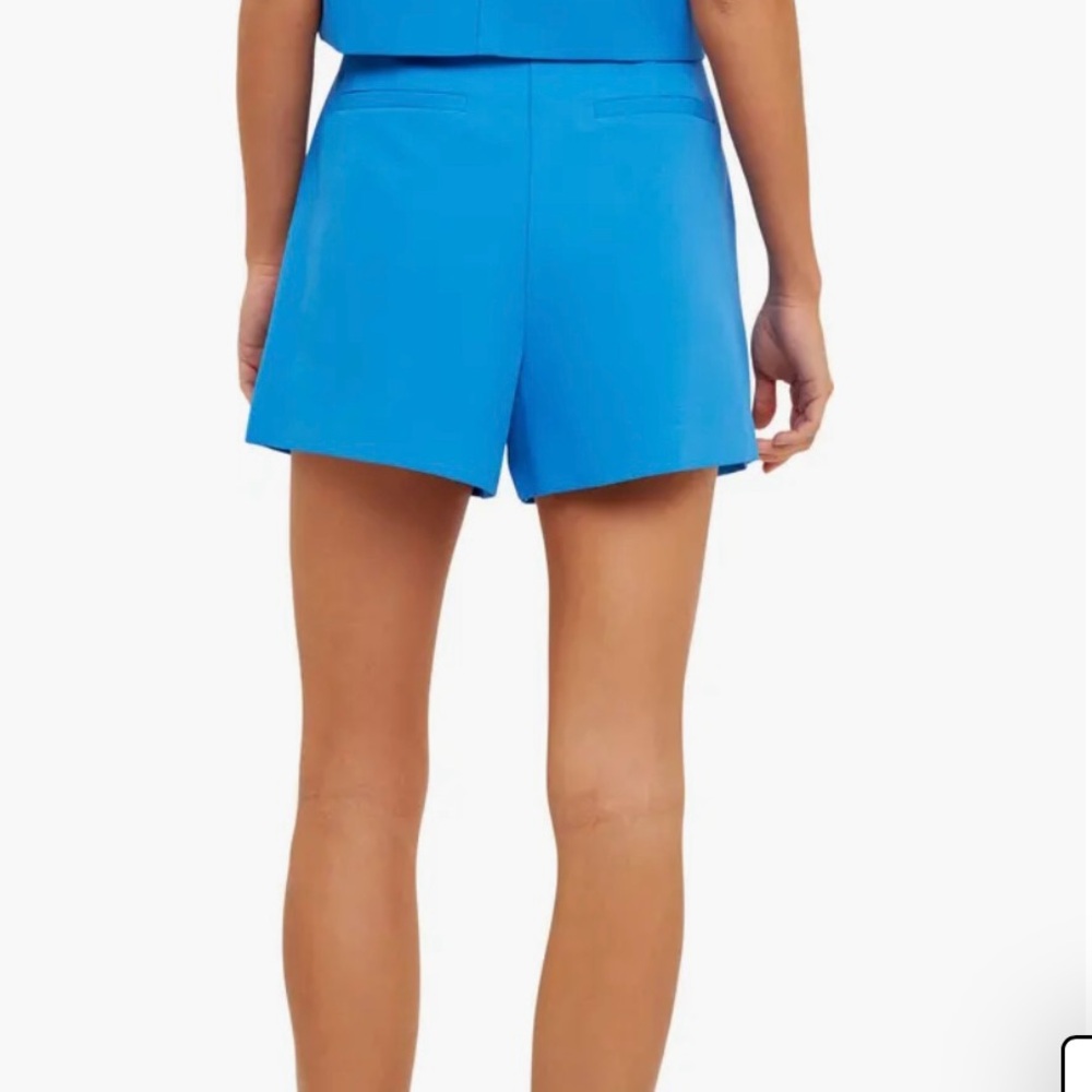 Endless Rose Bright Blue High Waist Shorts - Picture 3 of 12